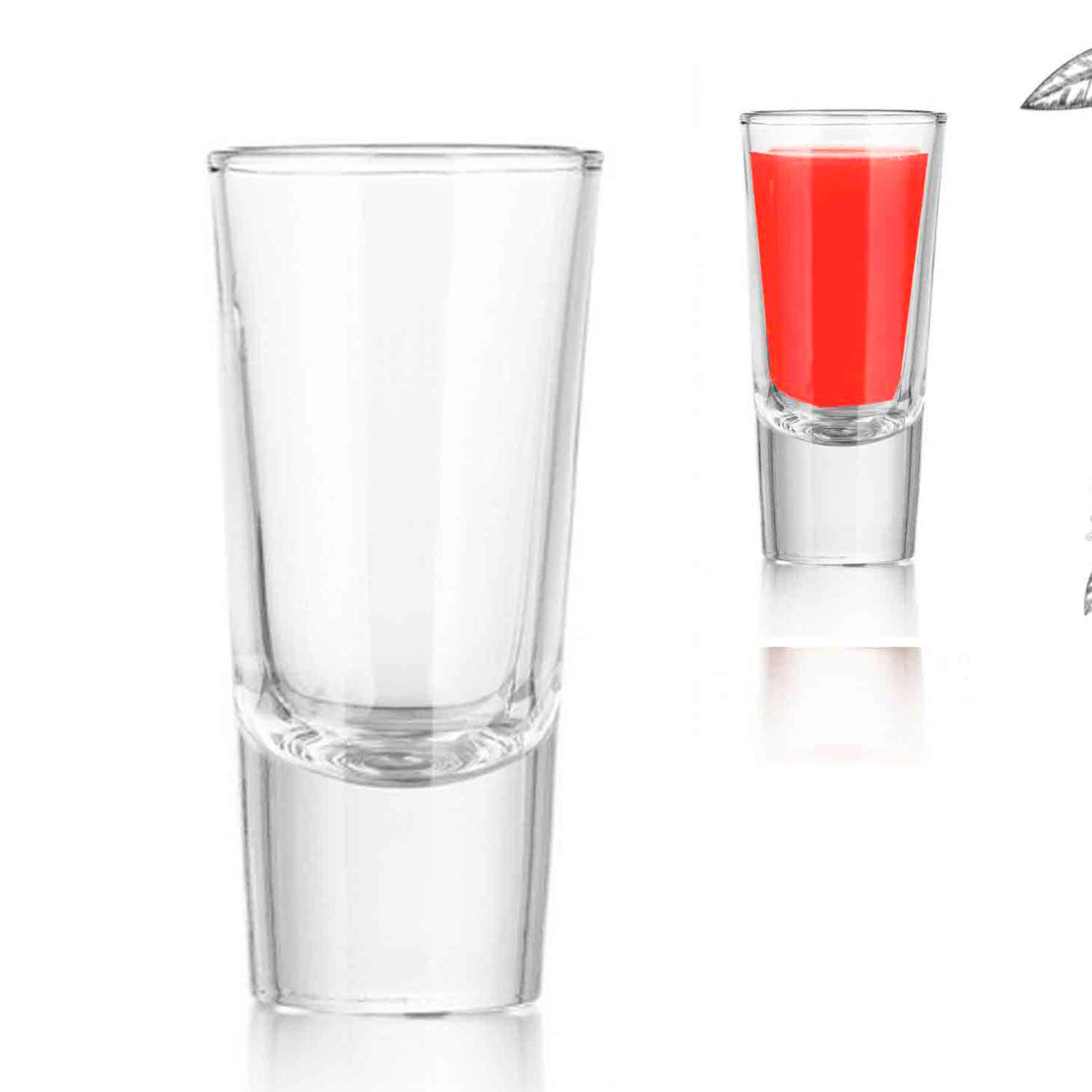 Vaso Tequilero Troyano Vidrio 160ml Crisa 0978 - 6 Piezas