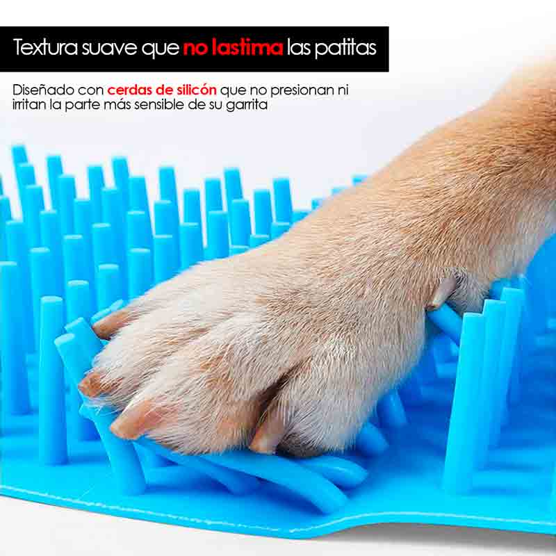 Limpiador Patas de Perro Portátil Silicón Grande Redlemon