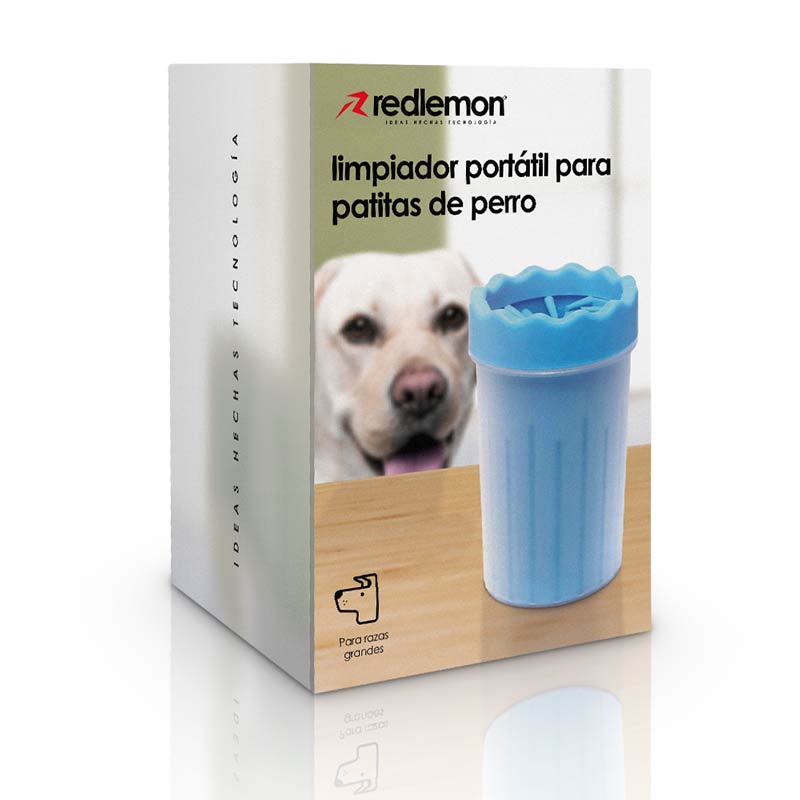 Limpiador Patas de Perro Portátil Silicón Grande Redlemon