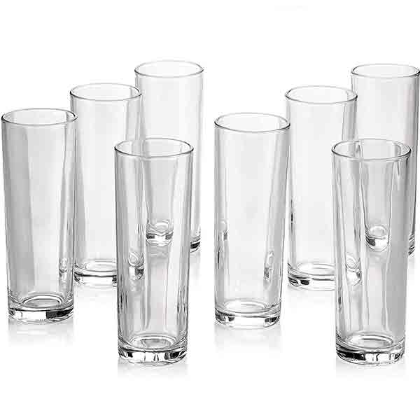 Vaso Highball de vidrio 12 Oz  Crisa 6621 - 12 piezas