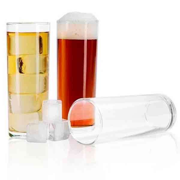 Vaso Highball de vidrio 12 Oz  Crisa 6621 - 12 piezas