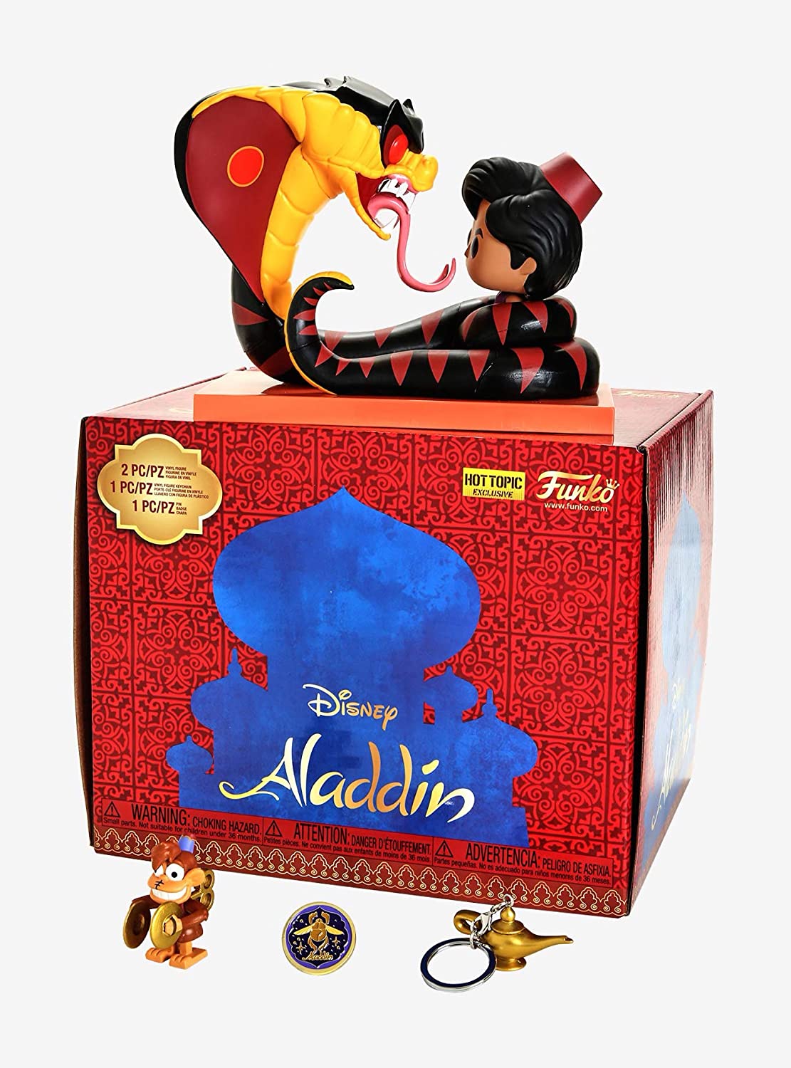  Funko! Disney Treasures Aladdin Box Hot Topic Exclusivo