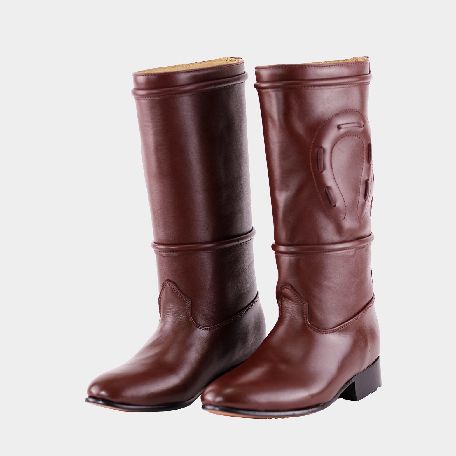 Bota De Escaramuza Horsag Piel 100% Original