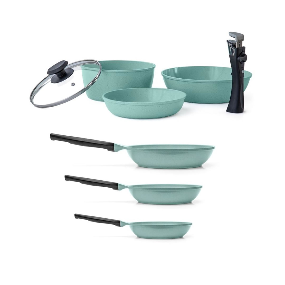 Batería de Cocina de 5 Piezas Jade Smart CV Directo C0190-00 - Jade