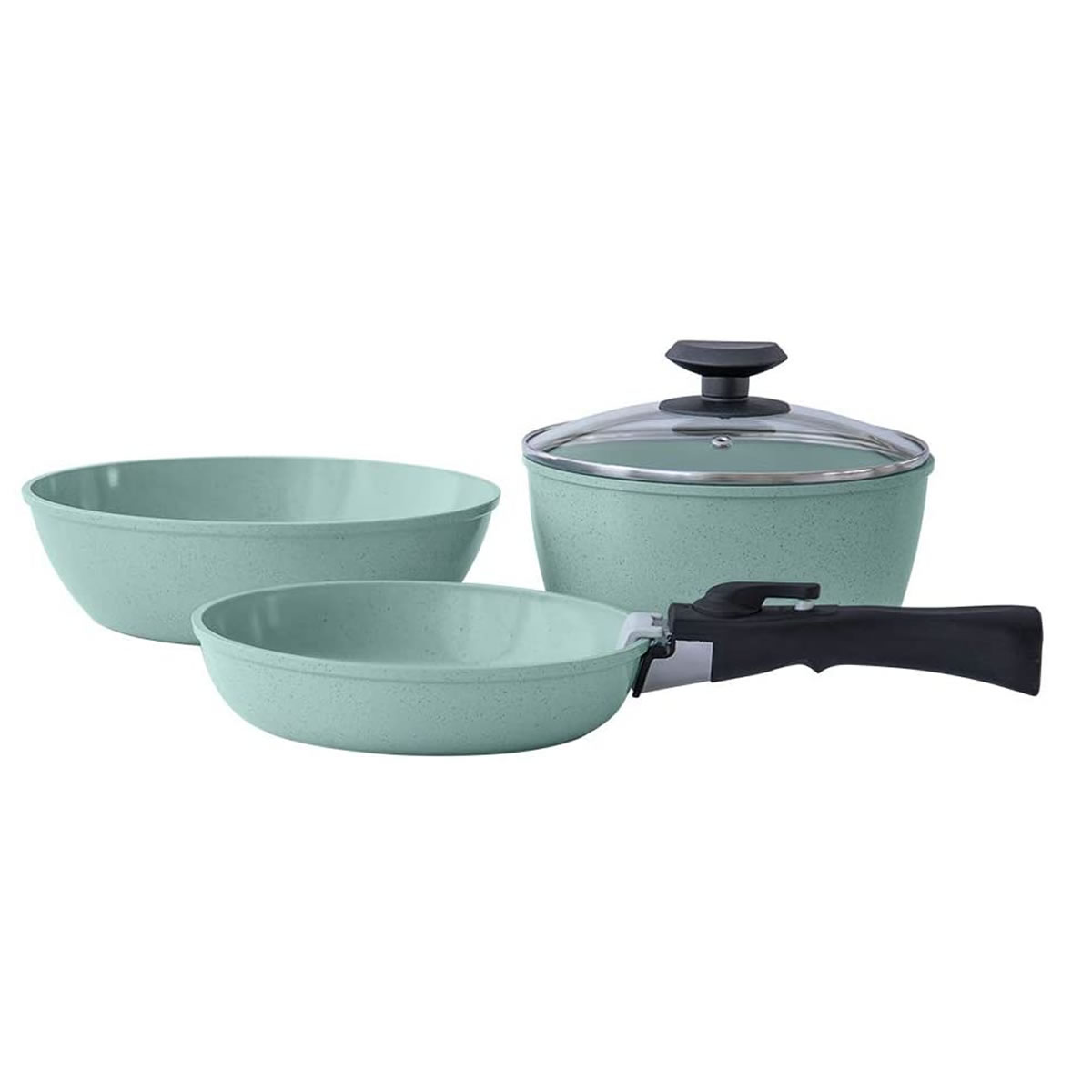 Batería de Cocina de 5 Piezas Jade Smart CV Directo C0190-00 - Jade