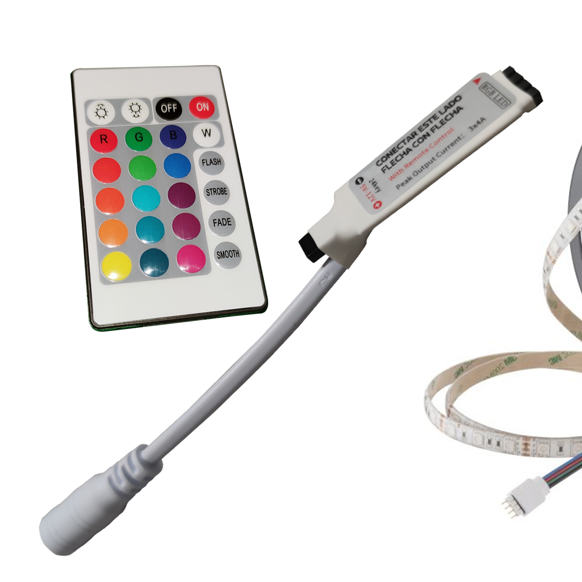 Mini Control inteligente WIFI Para Tira Led RGB