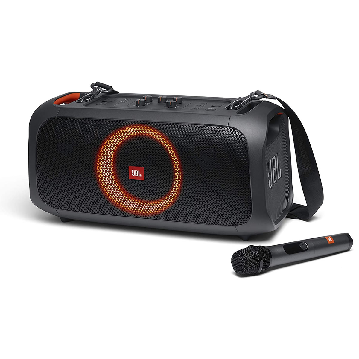 Bocina Portátil Luces y Micrófono JBL Party Box 665915 CST - Negro