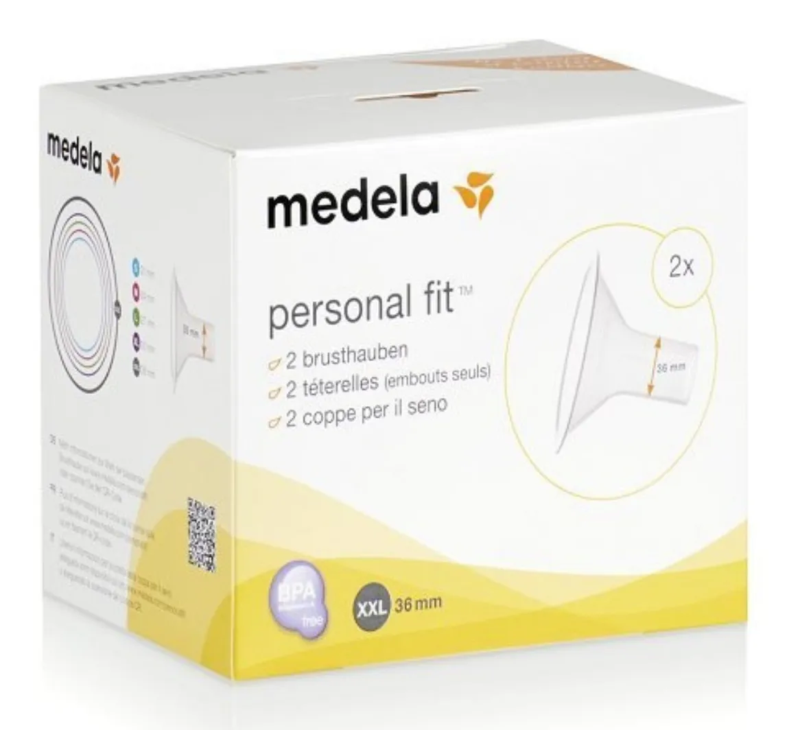 Medela Embudos Personalfit Talla Xxl Para Extractor De Leche