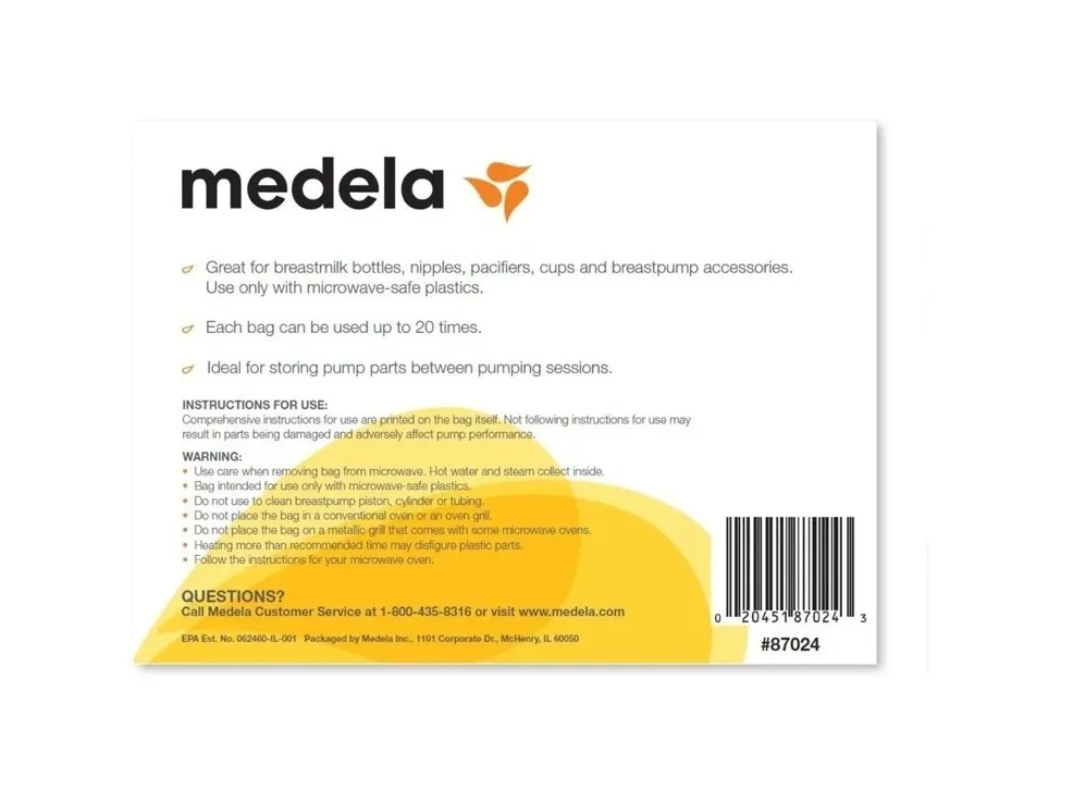 Medela Bolsas Para Microondas Quick Clean 5 Pz