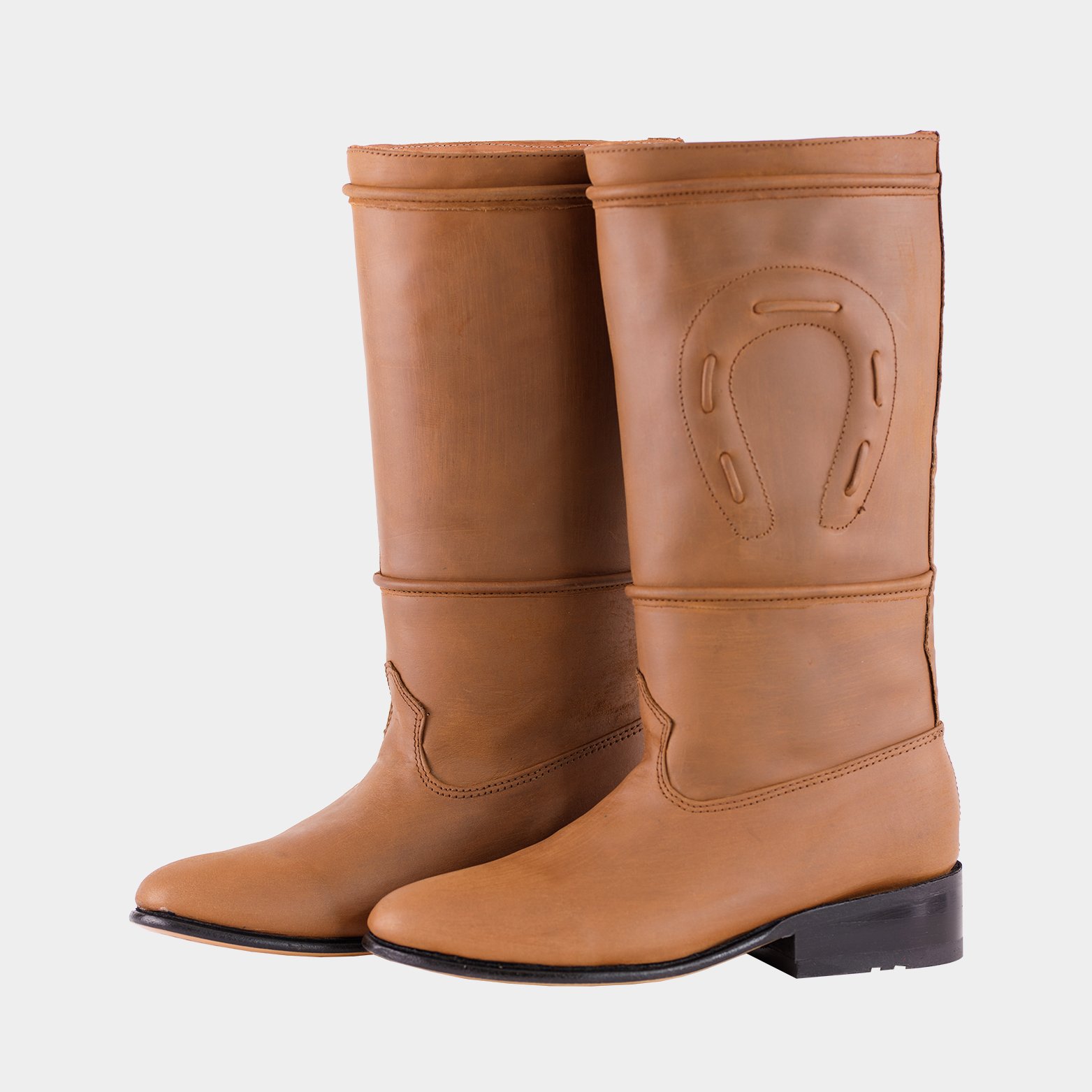 Bota De Escaramuza Horsag Piel 100% Original