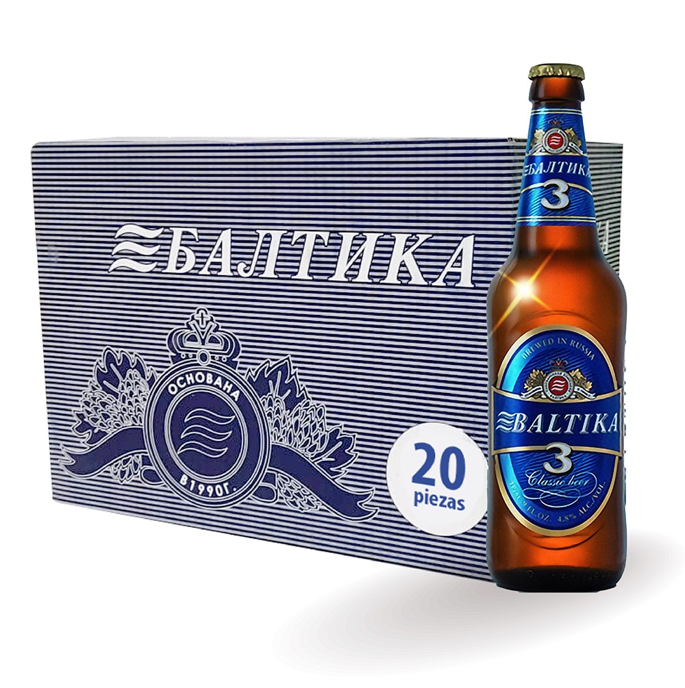 Caja Cerveza Baltika #3 470ml