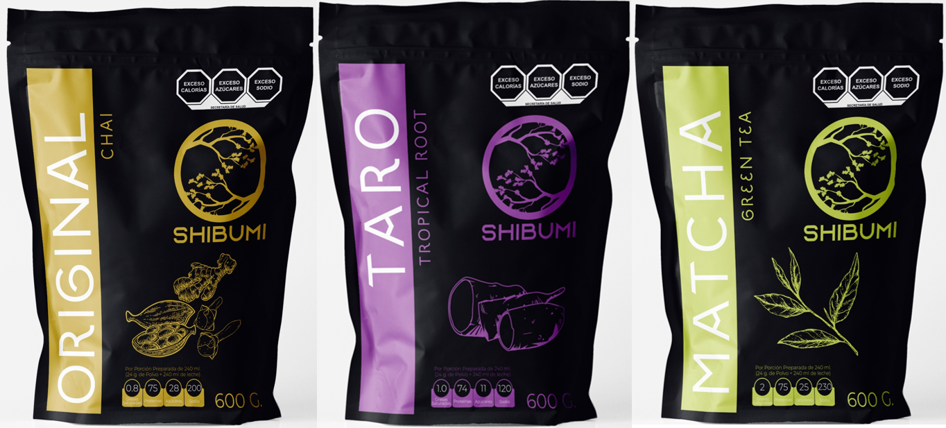 MATCHA, TARO, CHAI ORIGINAL 3PZ 600G