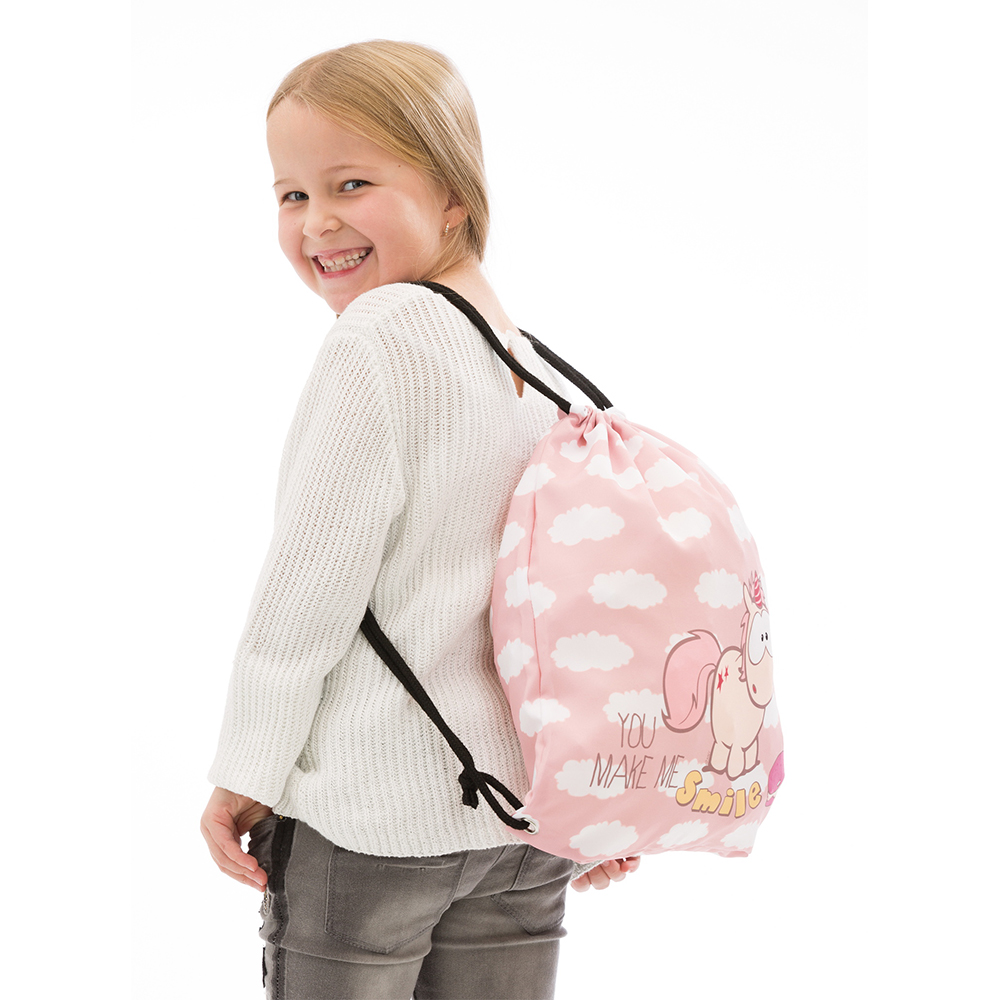 BOLSA DEPORTIVA THEODOR "YOU MAKE ME SMILE" 34,5X39CM