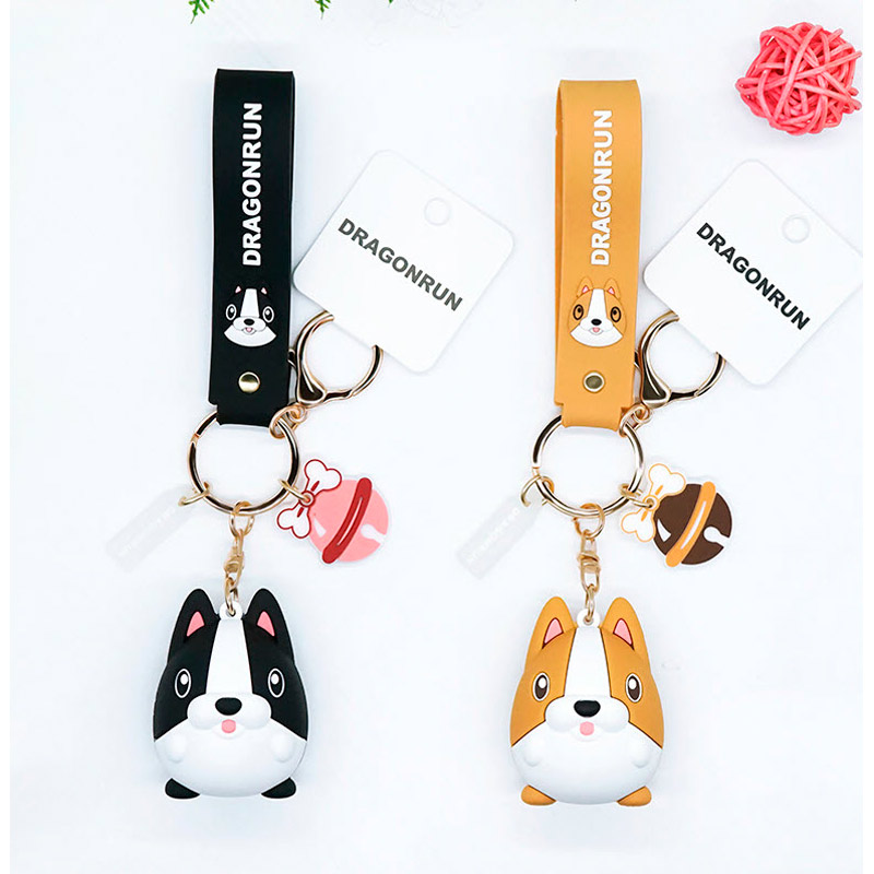 LLAVERO DE MODA COLGANTE KAWAII TIBURON, DRAGON , RANA , HAMSTER Y SHIBA