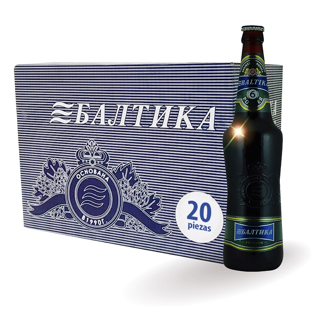 Caja Cerveza Baltika #6 470ml