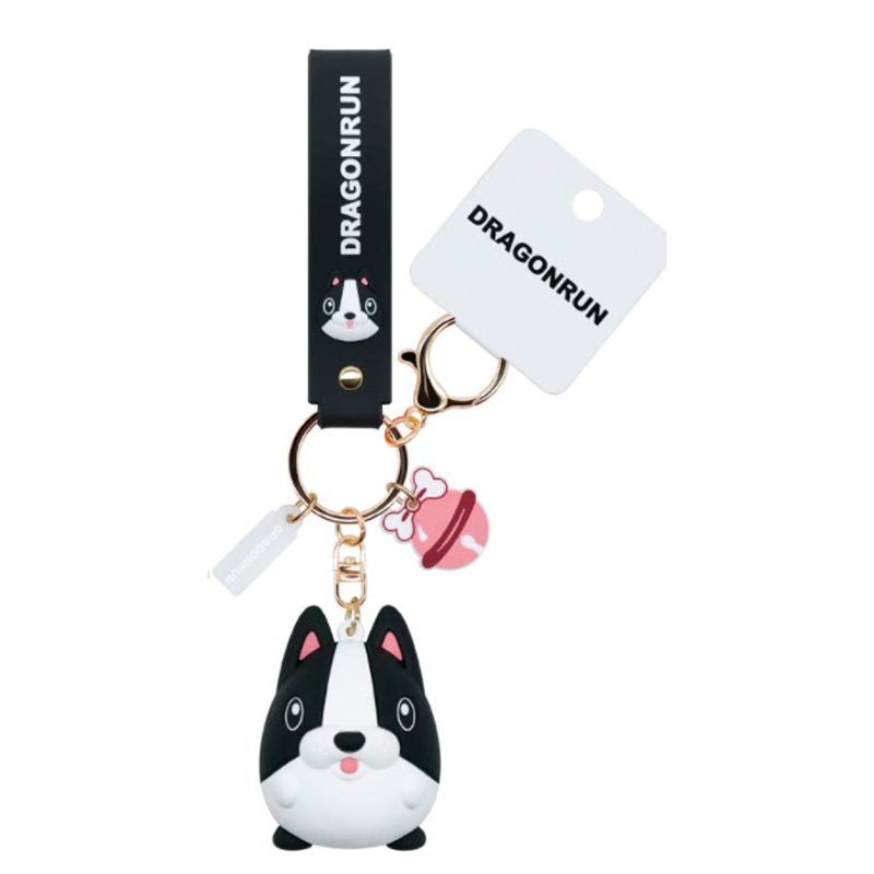 LLAVERO DE MODA COLGANTE KAWAII TIBURON, DRAGON , RANA , HAMSTER Y SHIBA