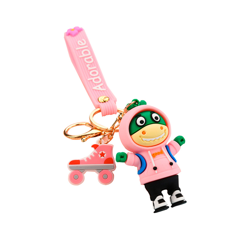 LLAVERO DE MODA COLGANTE KAWAII TIBURON, DRAGON , RANA , HAMSTER Y SHIBA