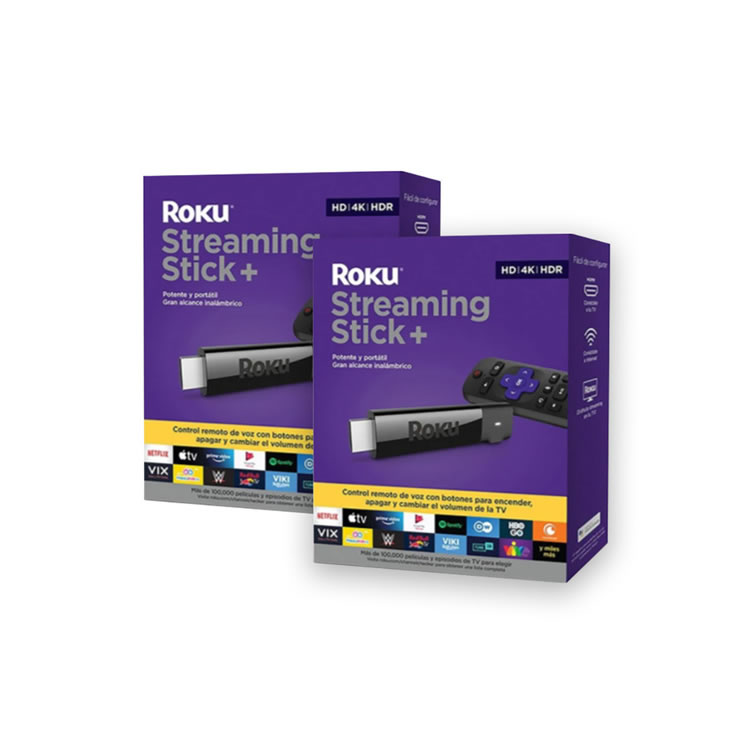 Streaming Stick Plus 2 Piezas Roku 665389 CST