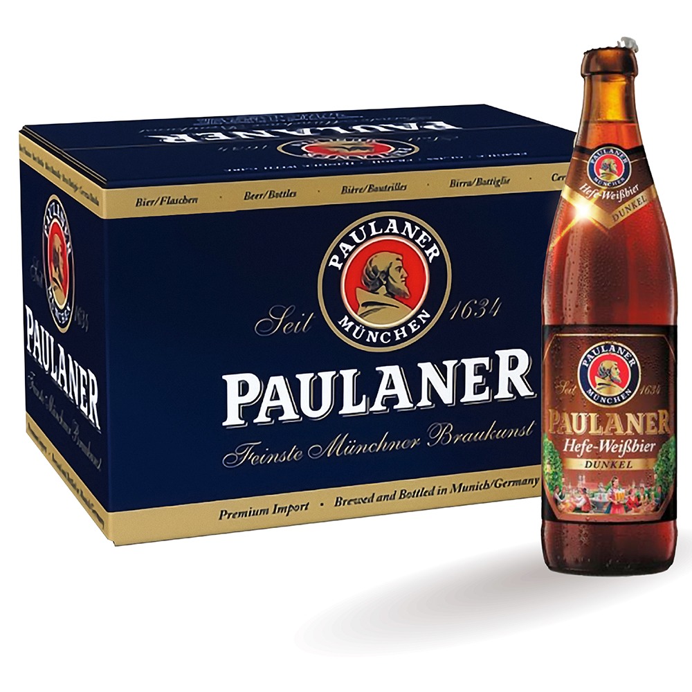 Caja Cerveza Paulaner Hefe-weissbier Dunkel 500ml