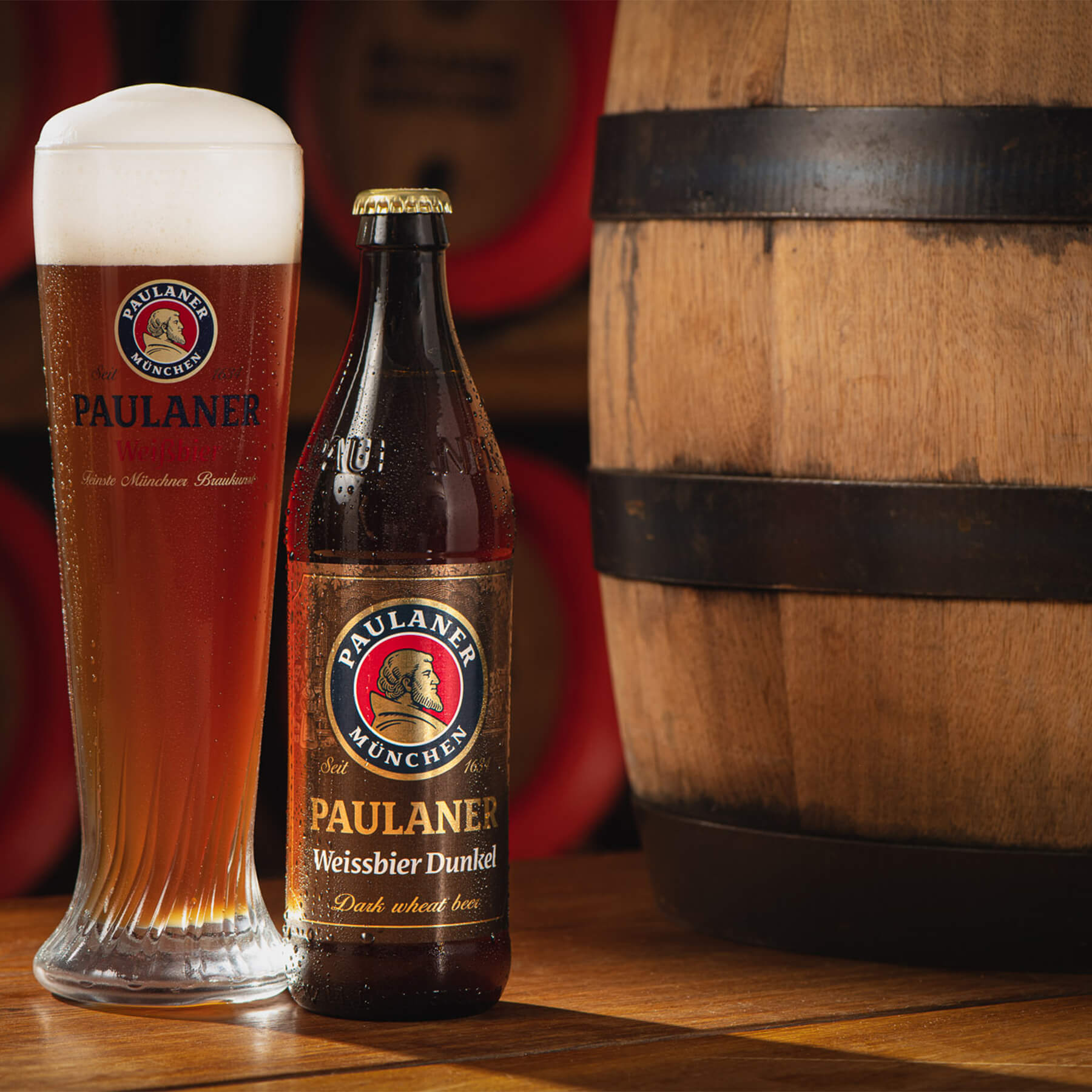 Caja Cerveza Paulaner Hefe-weissbier Dunkel 500ml
