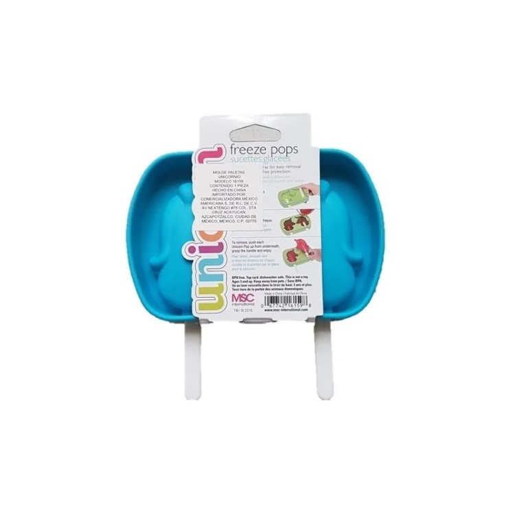 Set 2 Moldes Para 4 Paletas De Hielo Unicornio Jo-28