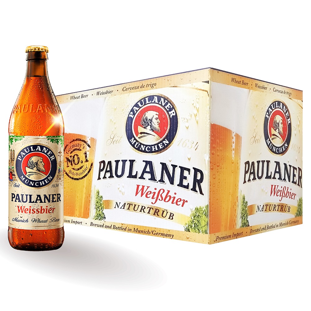 Caja Cerveza Paulaner Hefe-weissbier 500ml