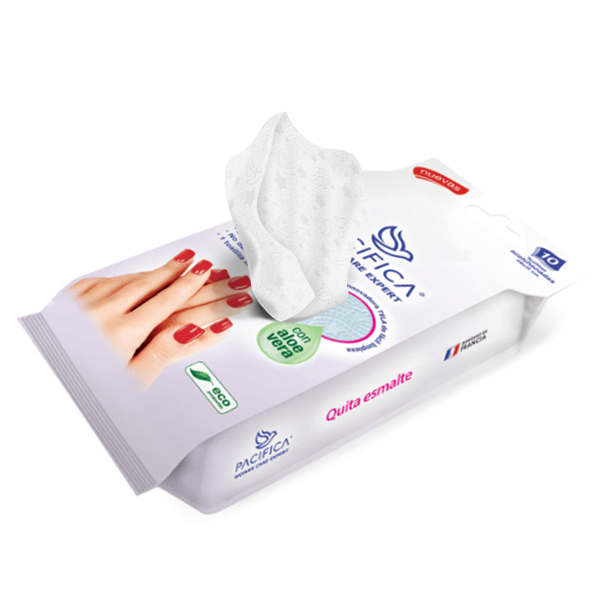 Toallitas Húmedas Pacifica Quita Esmalte 120 Toallitas