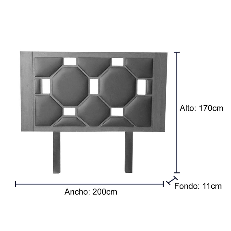 CALIFORNIA CABECERA KING -ENTREGA ÚNICAMENTE EN CDMX, QUERÉTARO, PACHUCA, TOLUCA Y SUS ÁREAS METROPOLITANAS