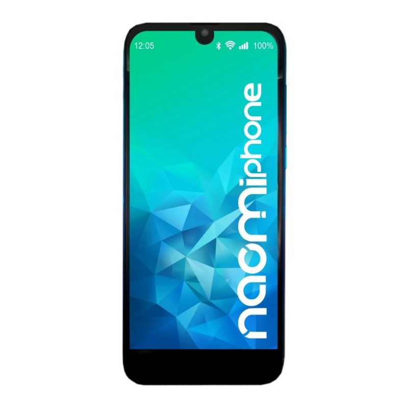 CELULAR NAOMI DAMMAR HUELLA DIGITAL 3200 MAH 6.1'' NEGRO