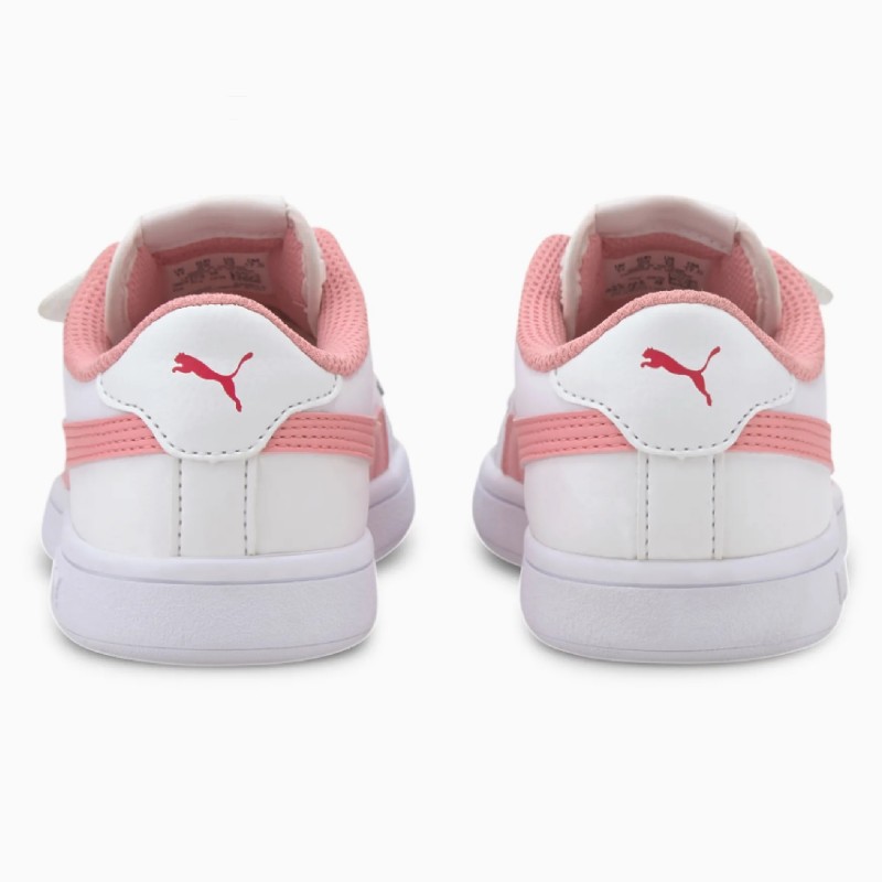 TENIS PUMA SMASH V2 L V PS BLANCO/NIÑA 365173-18