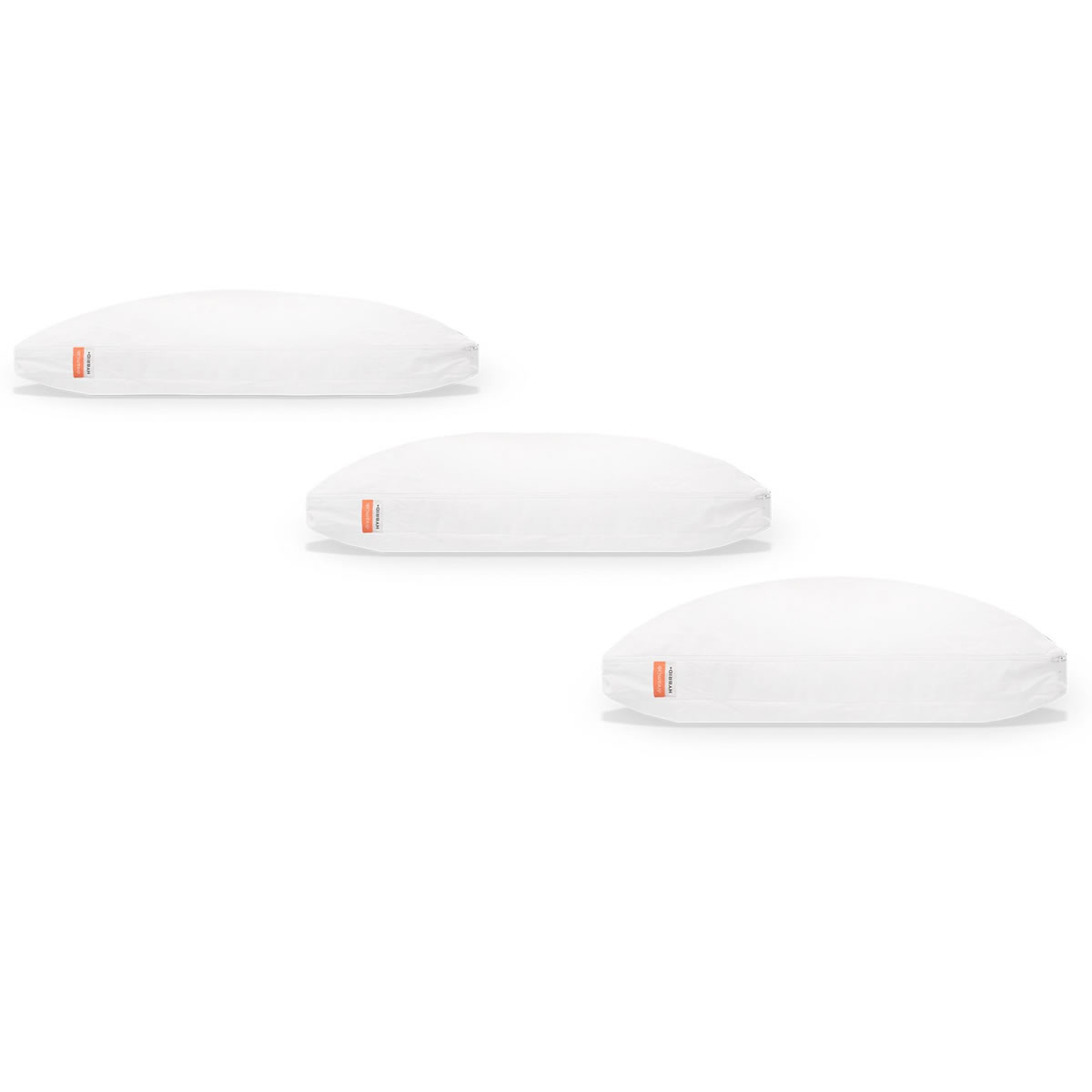 Almohada Con Algodón Tamaño Estandar Dreamlab Hybrid + - Blanco