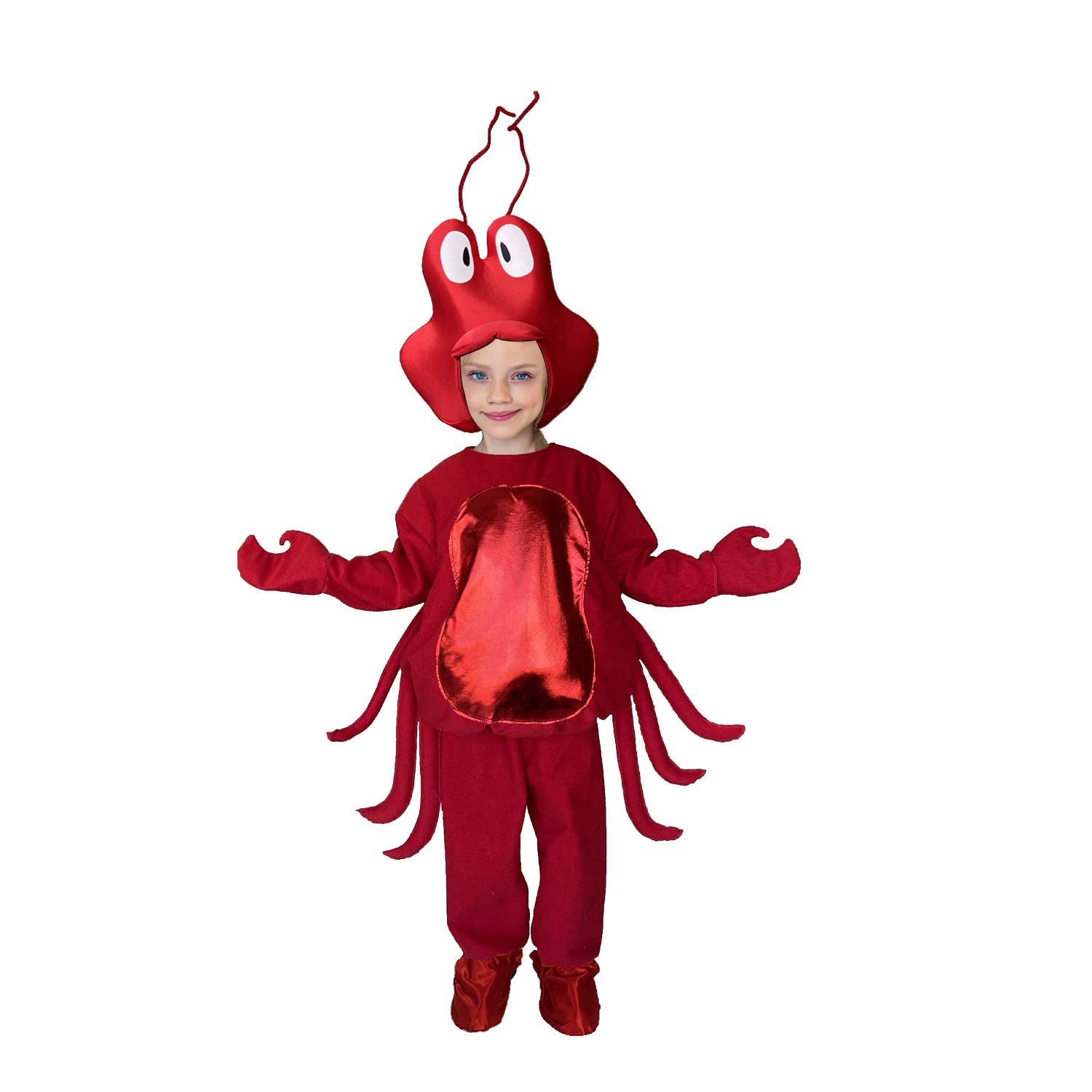 Disfraces de Cangrejo - Disfraz de Animales del Mar Traje Primavera Niñas Niños