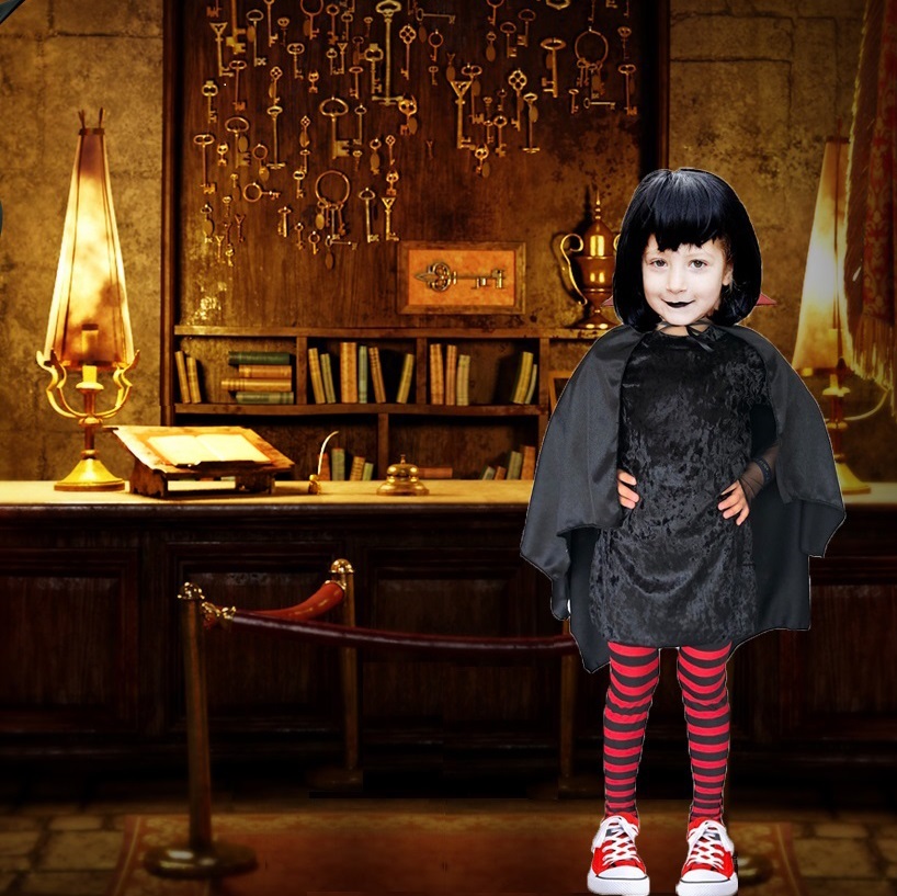 Disfraz de Halloween Vampiresa Drácula Niña Vampira - DISFRACES TuDi