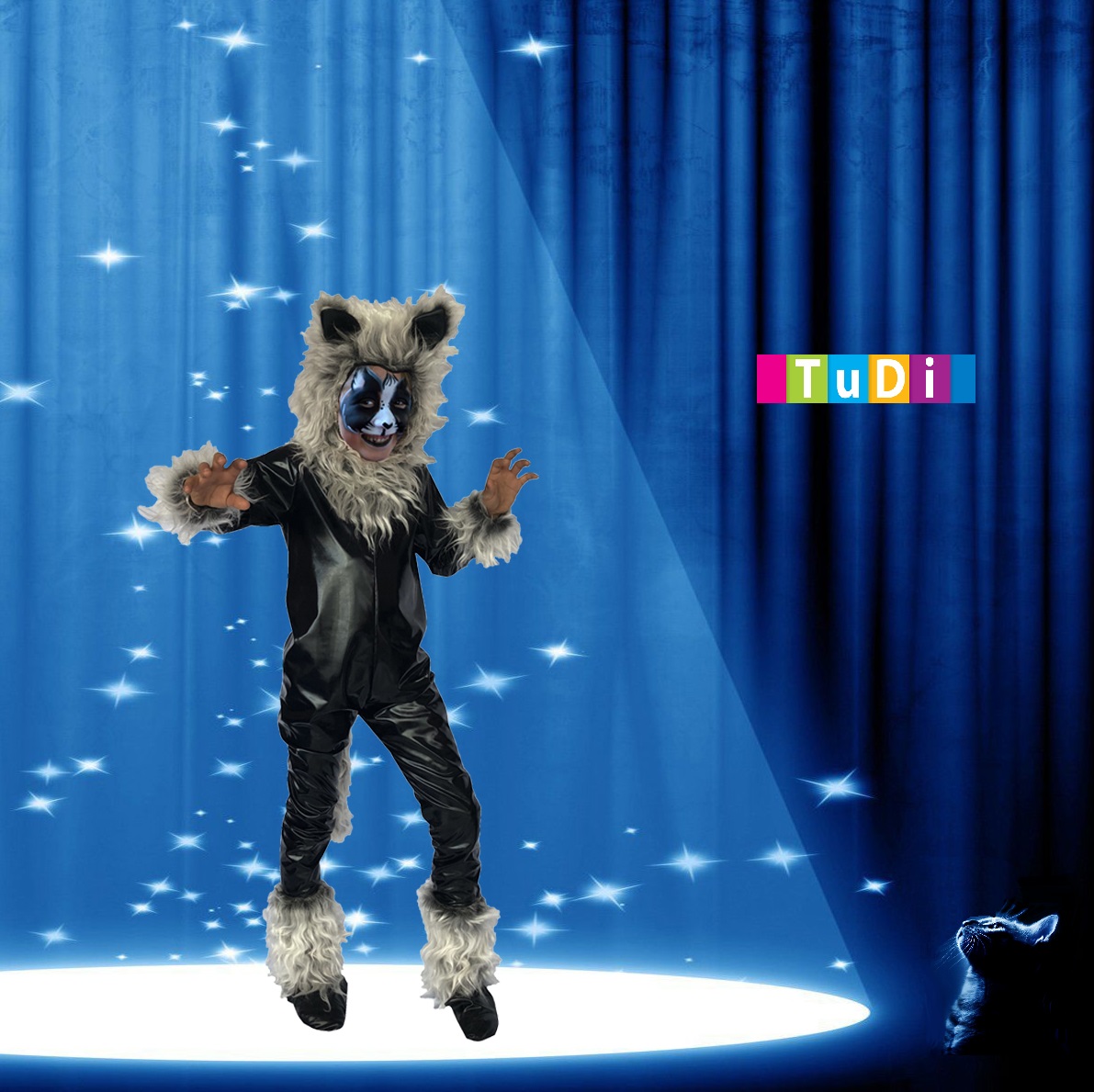 Disfraz de Gato Obra de Teatro Festival Escolar Halloween Cats - DISFRACES TuDi