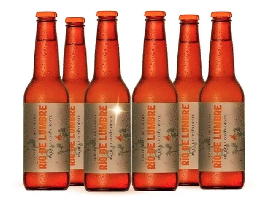 Six Pack Cerveza Artesanal Colimita Río De Lumbre 355ml C/u