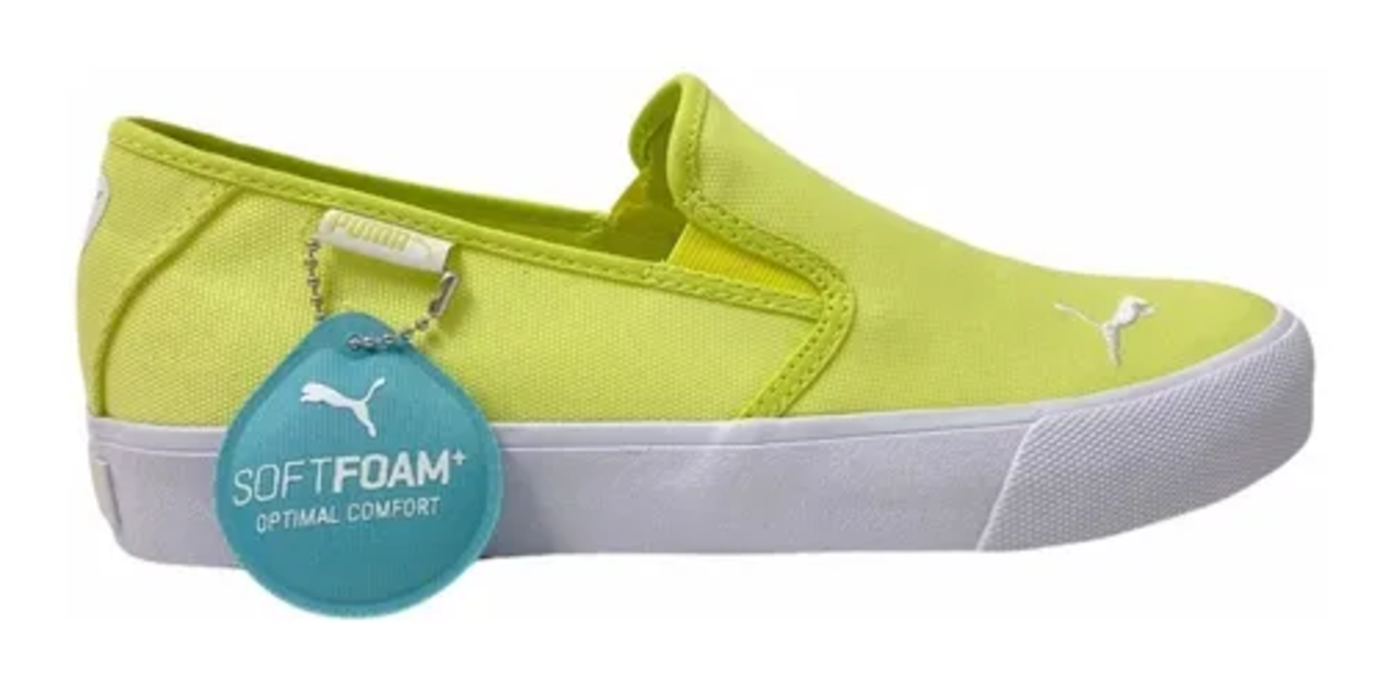 tenis puma bari slip color verde para dama