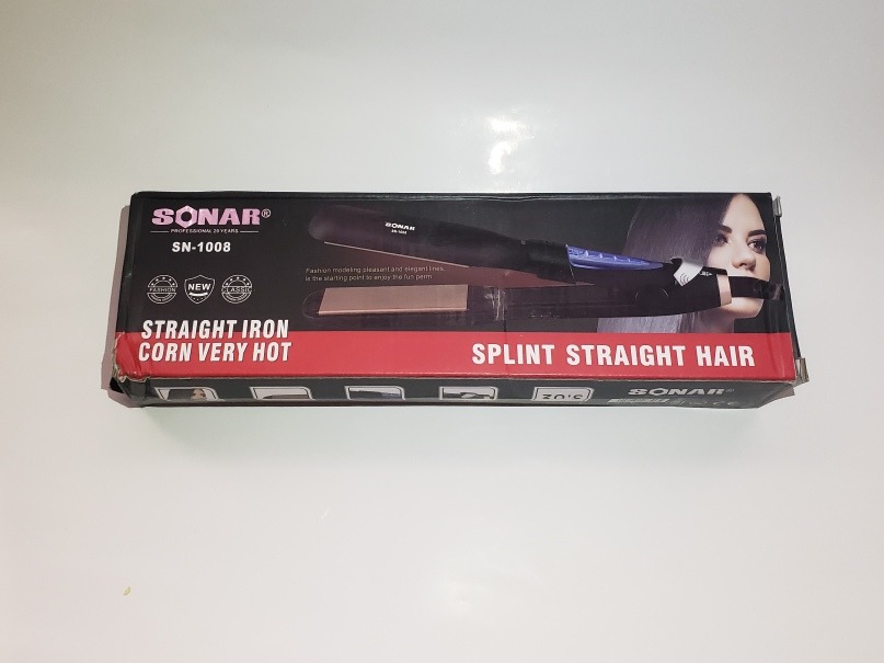 Plancha Alaciadora Para Cabello Pelo color negro