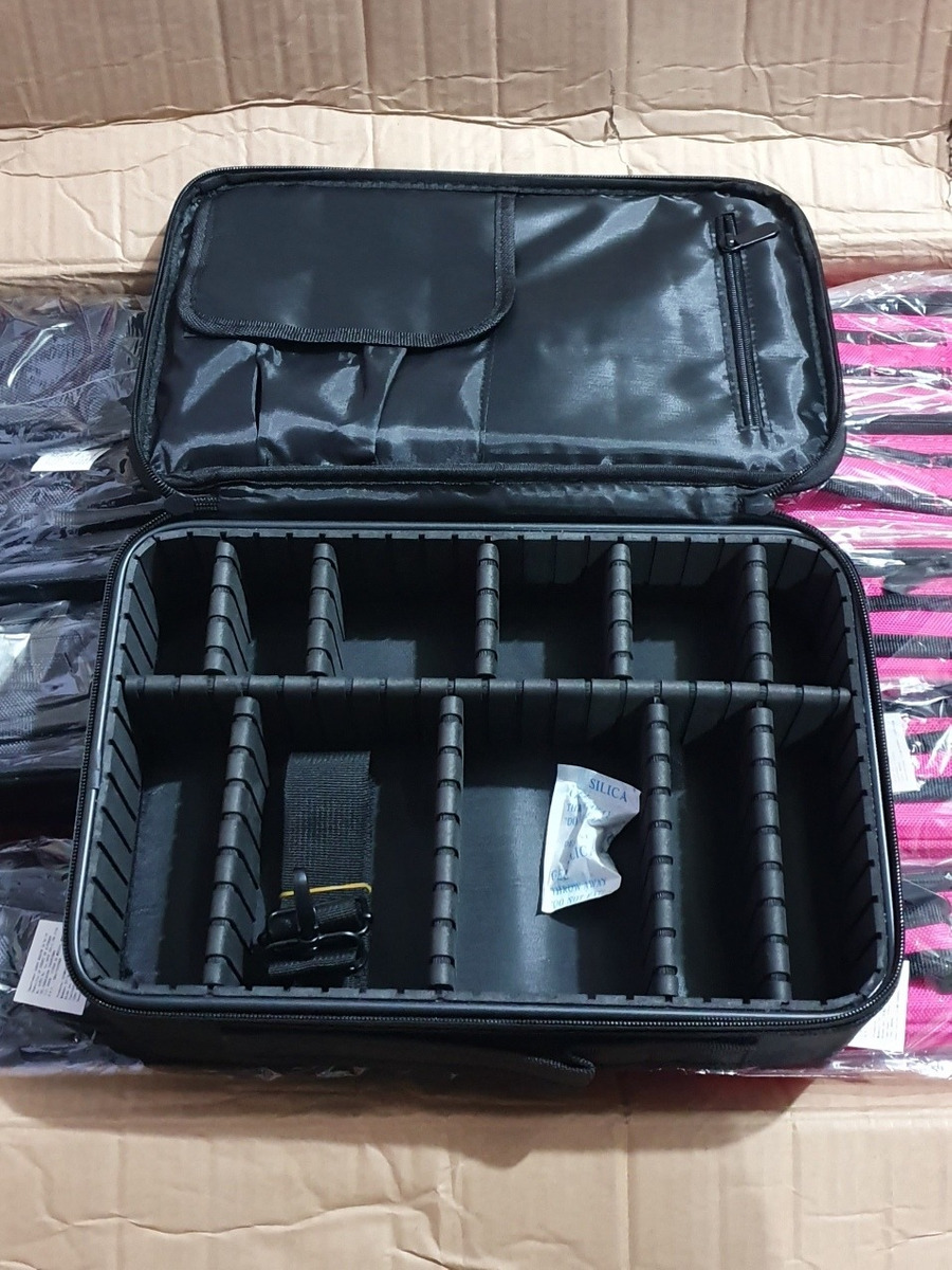 Cosmetiquera Maquillaje Estuche Grande Con Separadores 