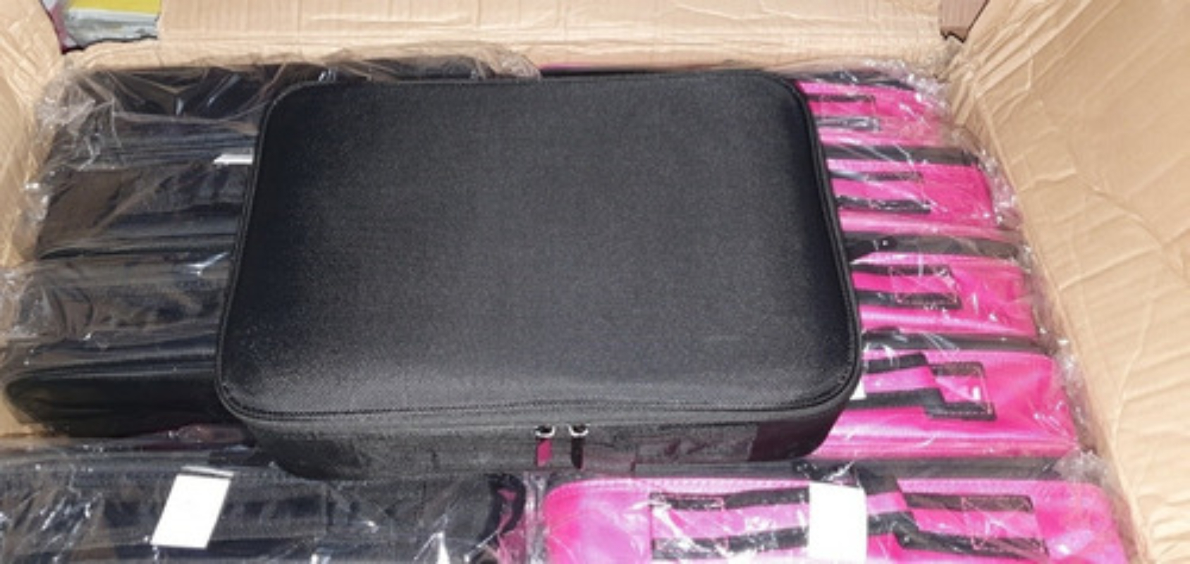 Cosmetiquera Maquillaje Estuche Grande Con Separadores 