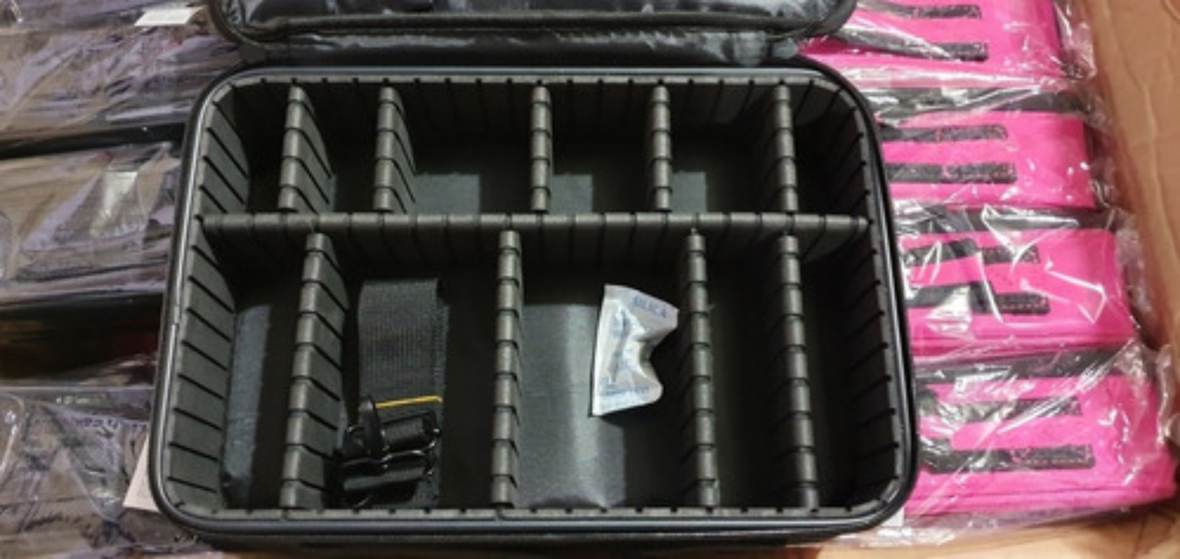 Cosmetiquera Maquillaje Estuche Grande Con Separadores 