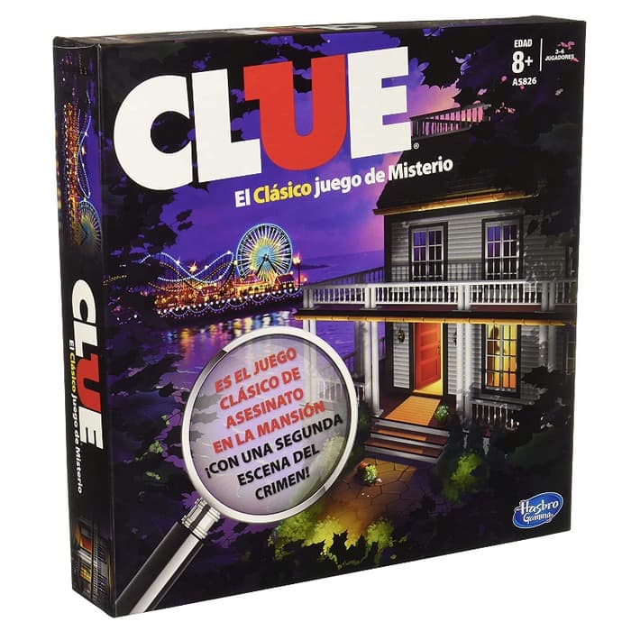 Clue El Clásico Juego De Misterio en Español 
