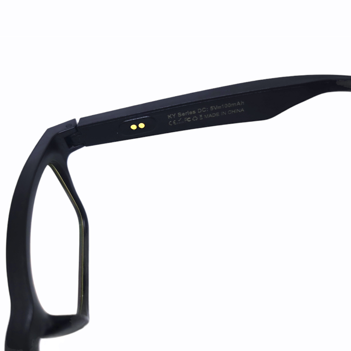 Fralugio Audifonos Bluetooth Manos Libres 5.0 Lentes Conduccion Osea Audio Hd