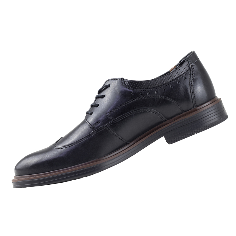 ZAPATOS TIPO BOSTONIANOS FLEXI DE CABALLERO 400109 NEGRO