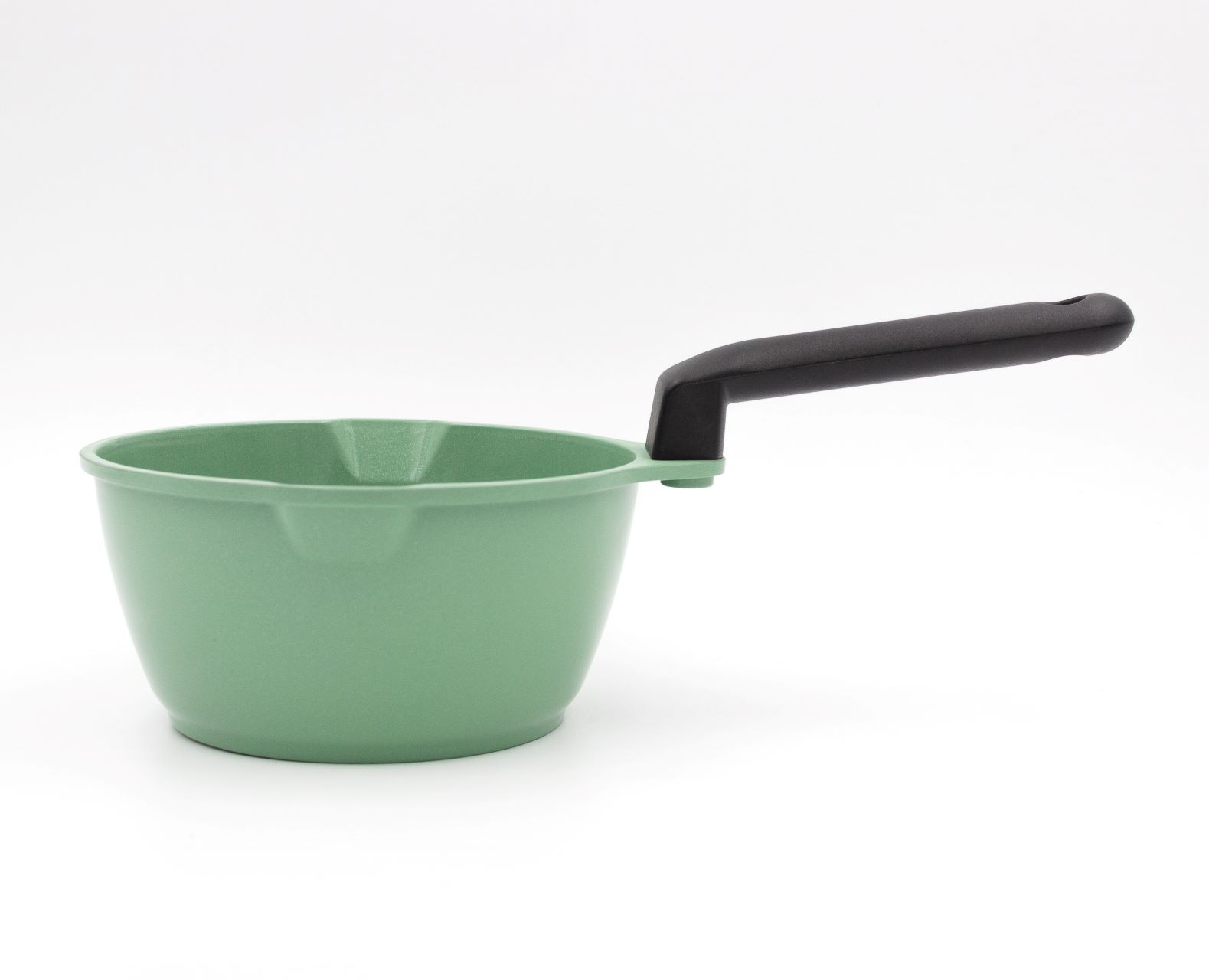 Set de 2 Ollas de Jade Mini QUEEN SENSE, Color Verde de 14 y 18 cm de Diámetro