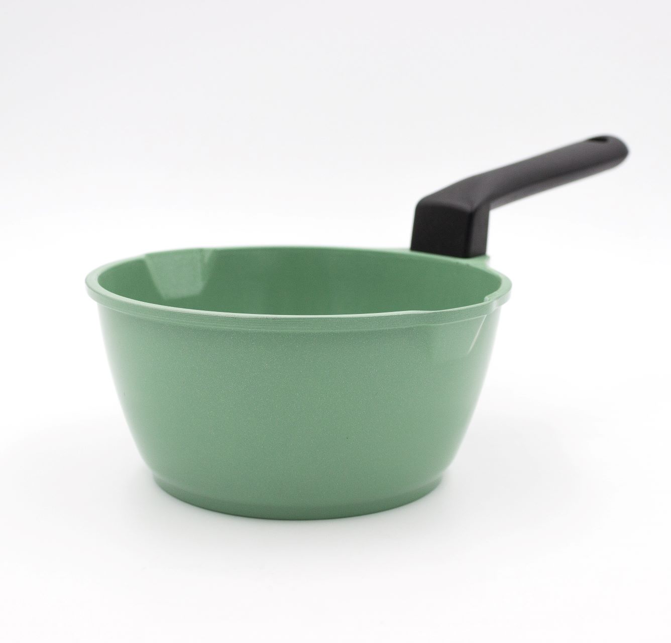 Set de 2 Ollas de Jade Mini QUEEN SENSE, Color Verde de 14 y 18 cm de Diámetro