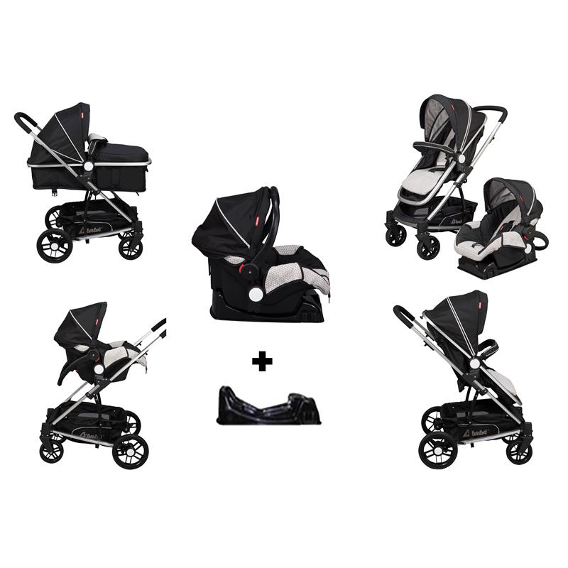 Carriola De Bebé D'bebé Crown Negra De 0-3 Años