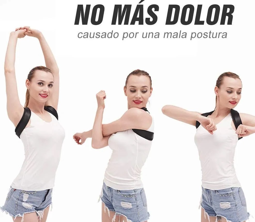 Soporte de postura TECK TECK de correa recta ajustable para hombres y mujeres