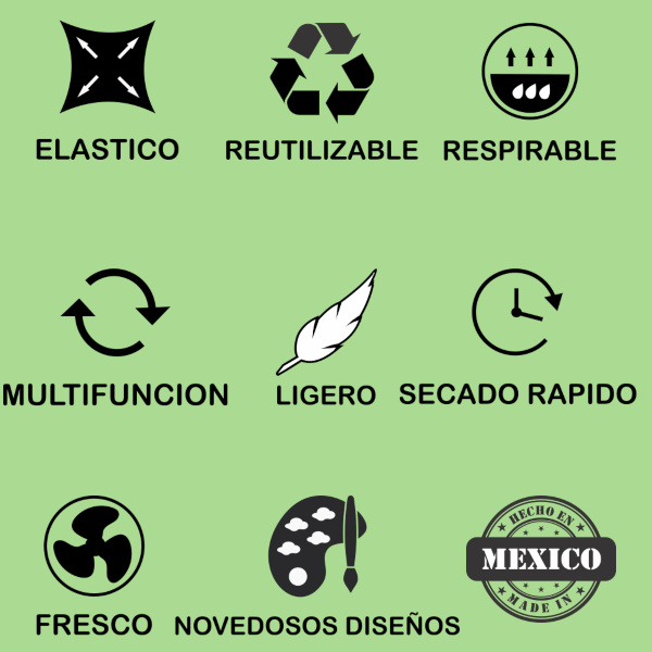 VEXD Bandana Deportva Bufanda motociclismo ciclismo actividades al aire libre