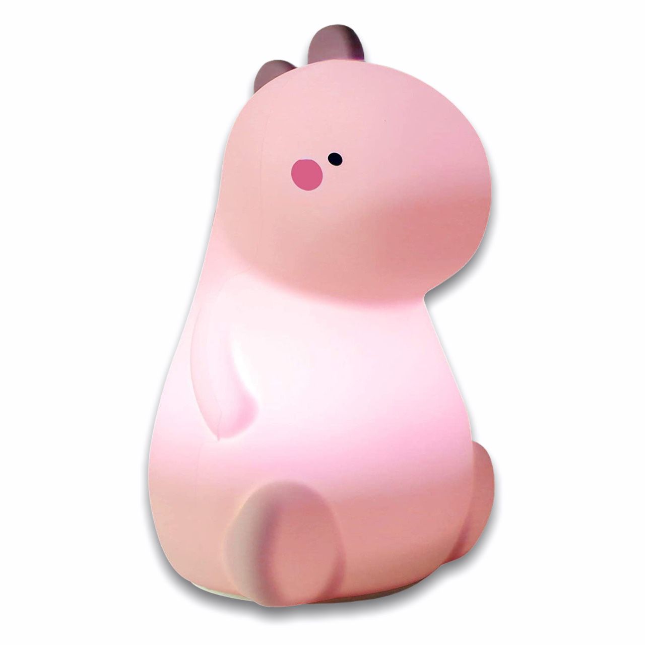 Lámpara led recargable Dinosaurio BPA free diseño ideal para niños y bebés es apachurrable tipo squishy 