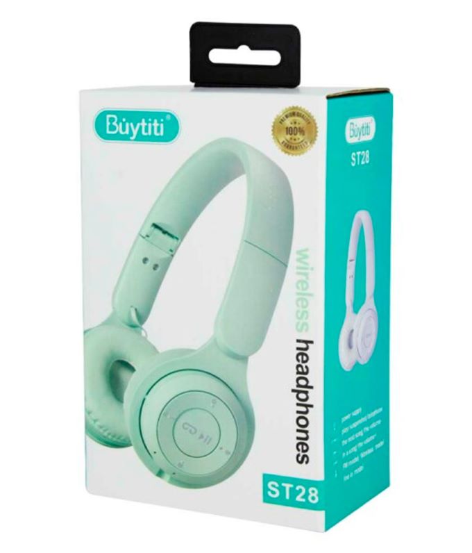 Audifonos Diadema Buytiti Bluetooth Verde